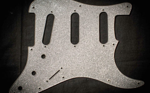 Di Renzo Scratchplate S-Style Black Sparkle