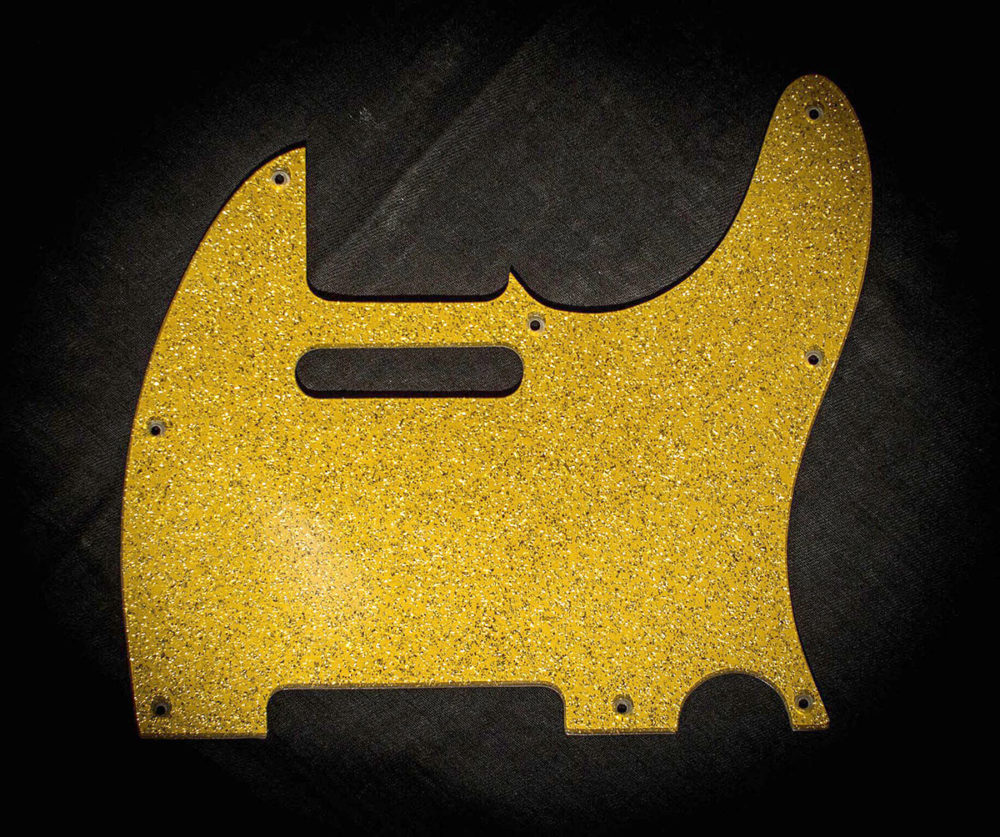 Di Renzo T-style scratchplate gold sparkle